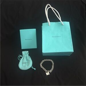 Return to Tiffany padlock bracelet